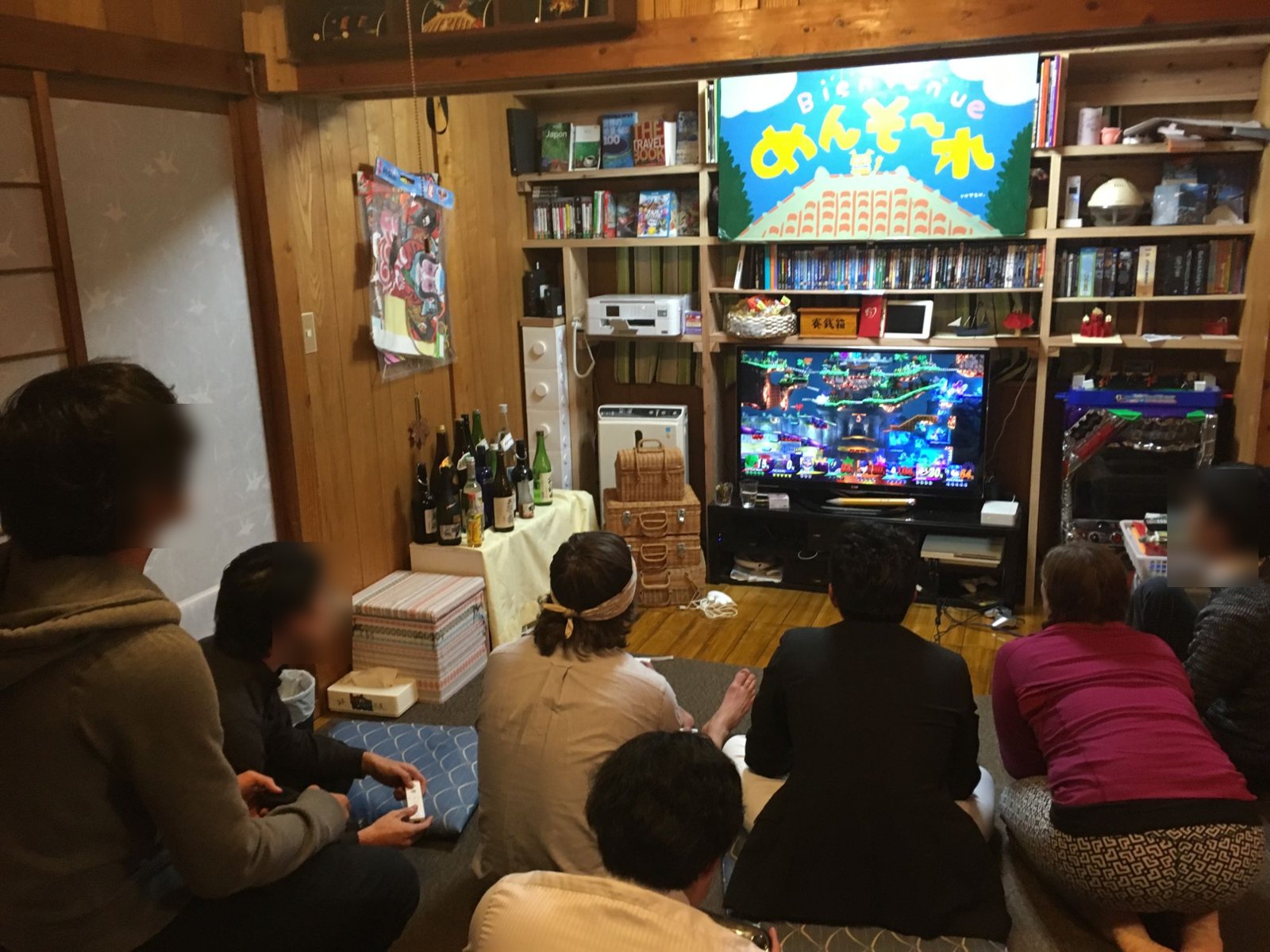 民泊でみんなでゲーム